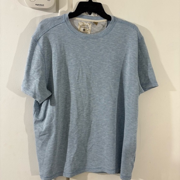 Tasso Elba Island (sun protect) Blue T-shirt Men’s Sz L - Picture 1 of 7